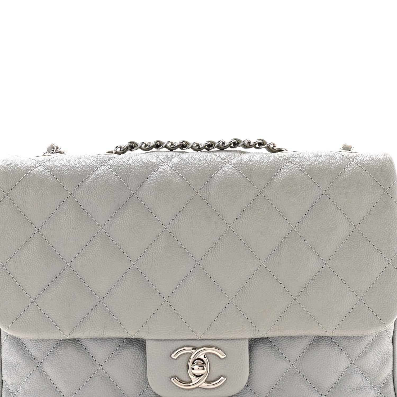 Chanel Caviar Quilted Large Urban Companion Flap Grey 8 of 10