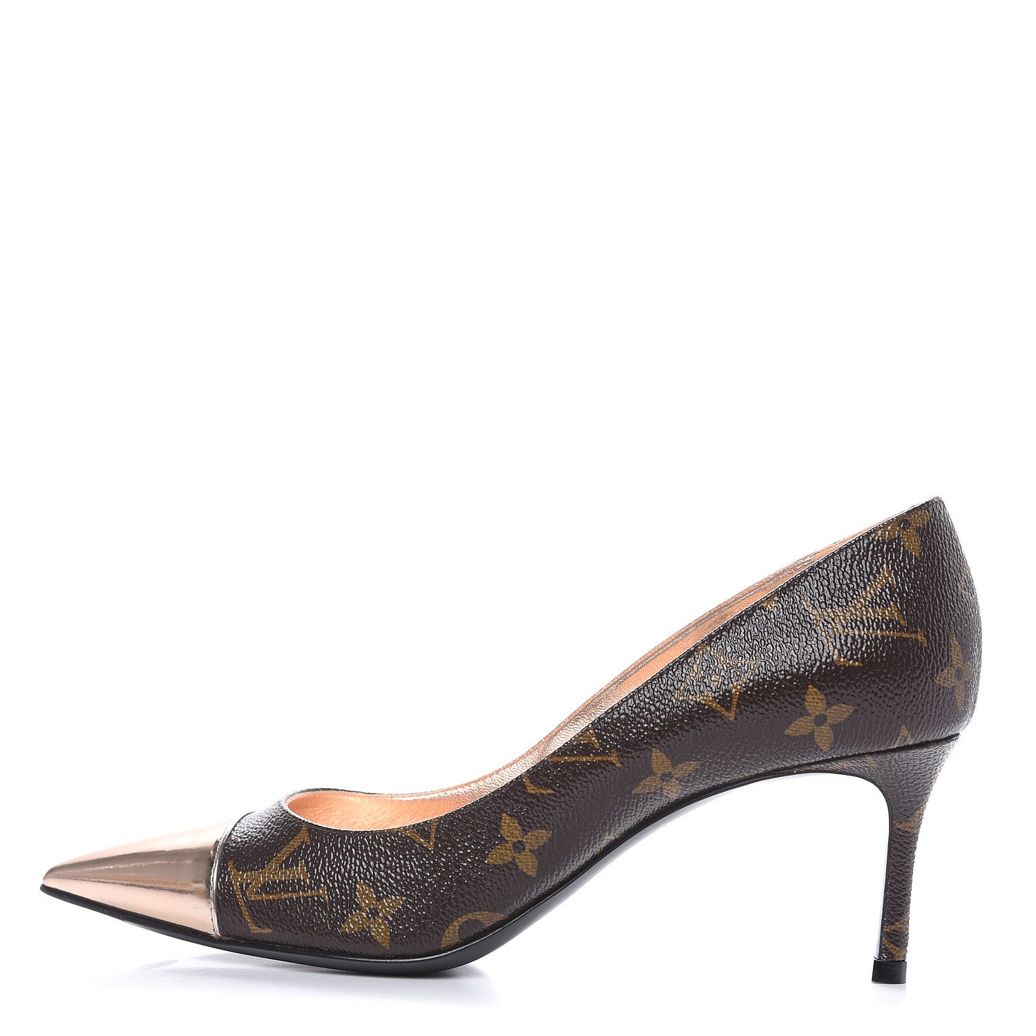Louis Vuitton Monogram Cherie Pumps 38 Rose Gold 1 of 9