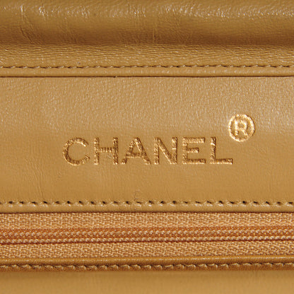 Chanel Lambskin Medium Double Flap Beige 8 of 10