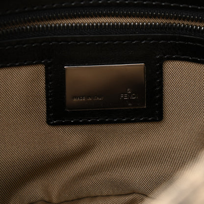 Fendi Zucchino Vitello Baguette Beige Black 6 of 11