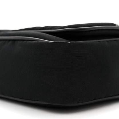 Alexander McQueen Nylon Graffiti Skull Small Crossbody Bag Black White 11 of 12