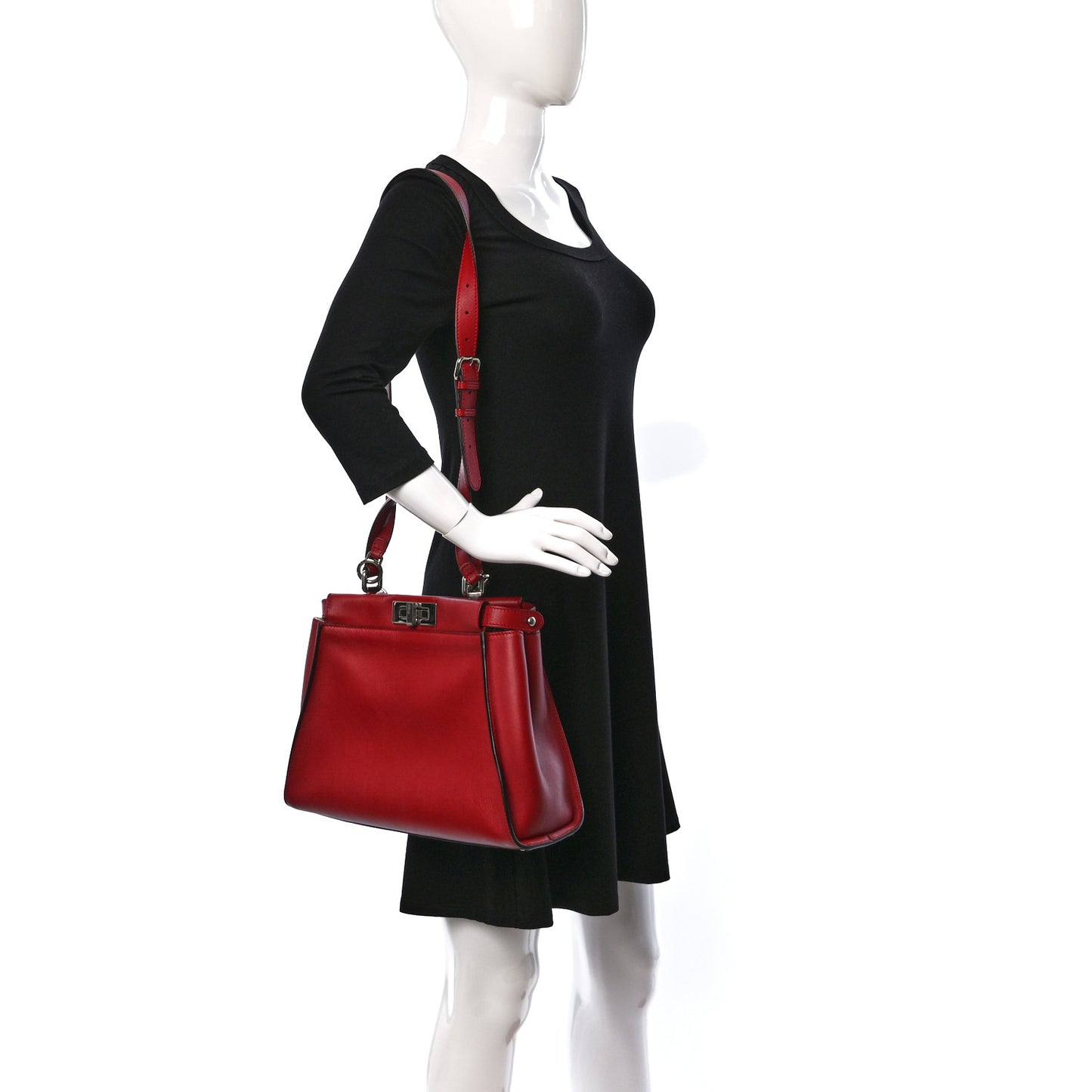 Vitello Seta Elaphe Crocodile Monster Eyes Medium Peekaboo Iconic Satchel Ribes Naturale