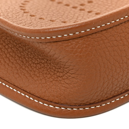 Hermes Taurillon Clemence Amazone Evelyne TPM Gold Cuivre 8 of 11