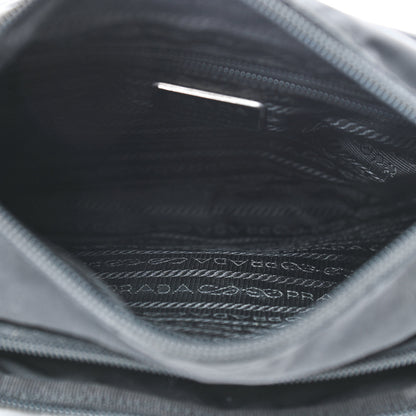 Prada Nylon Vela Small Hunting Bag Black 4 of 9