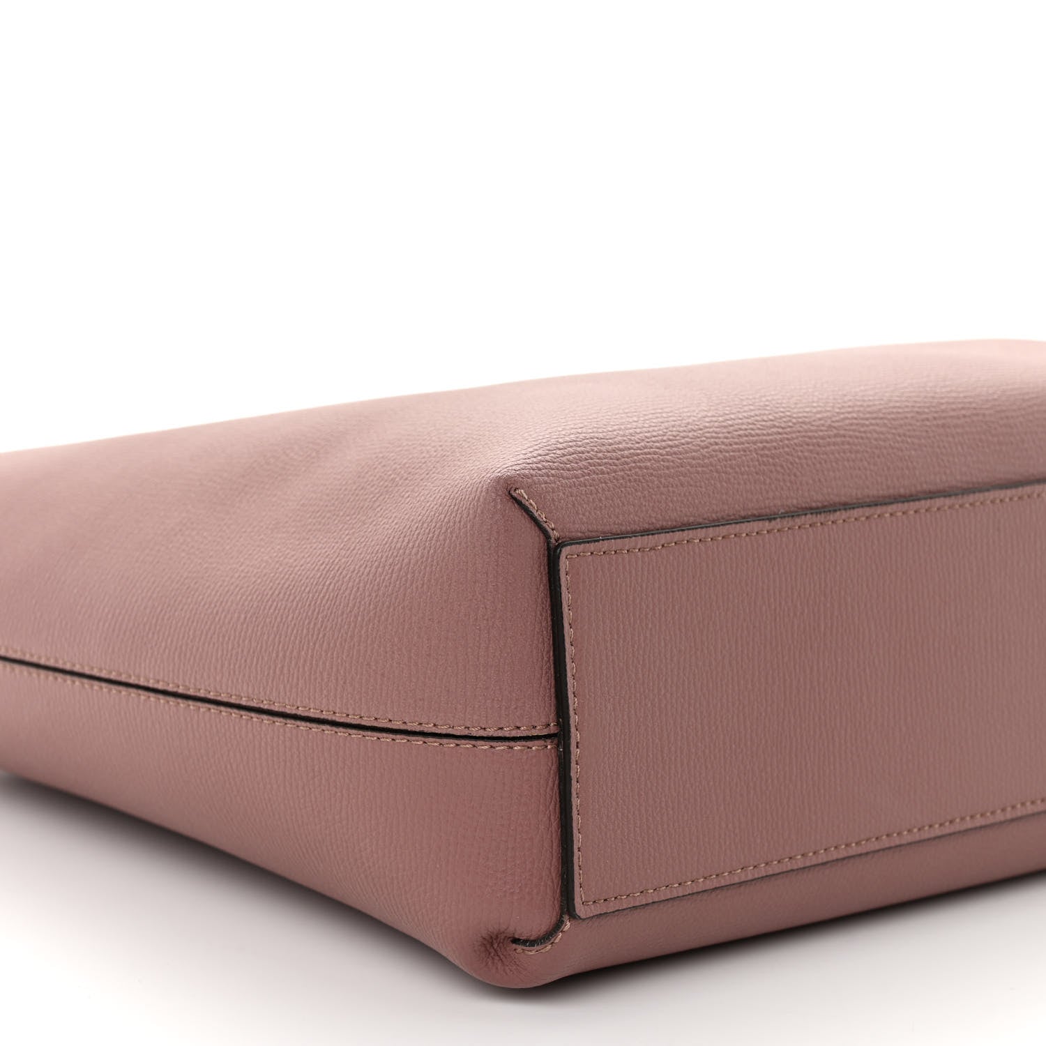 Burberry Grainy Calfskin Haymarket Check Medium Reversible Tote Dusty Pink 13 of 16