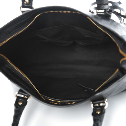 Balenciaga Chevre Gold Metallic Edge Hardware S City Black 5 of 7