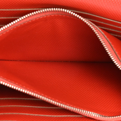 Hermes Grain d'H Kelly Longue Wallet Sanguine 6 of 11