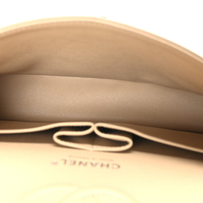 Chanel Caviar Quilted Small Double Flap Beige 5 of 10