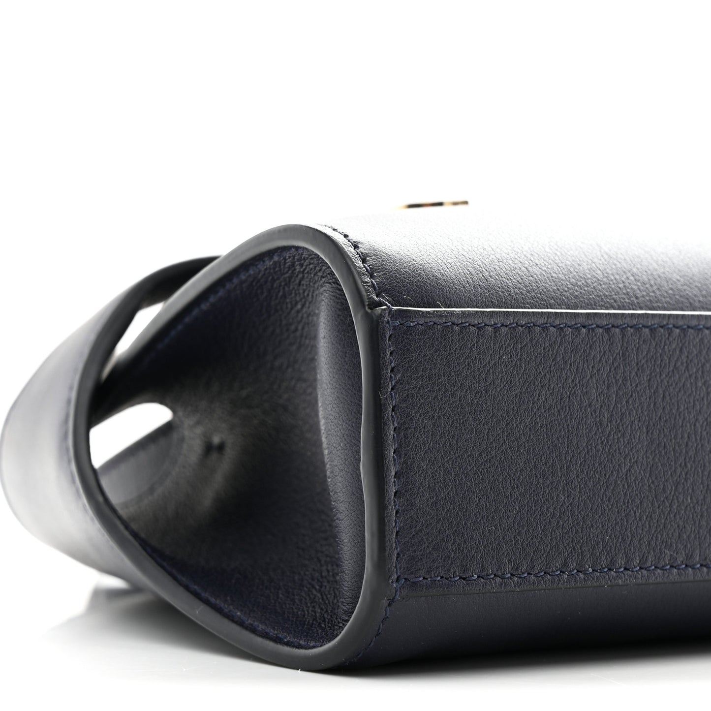 Calfskin Mini Hug Crossbody Bag Midnight