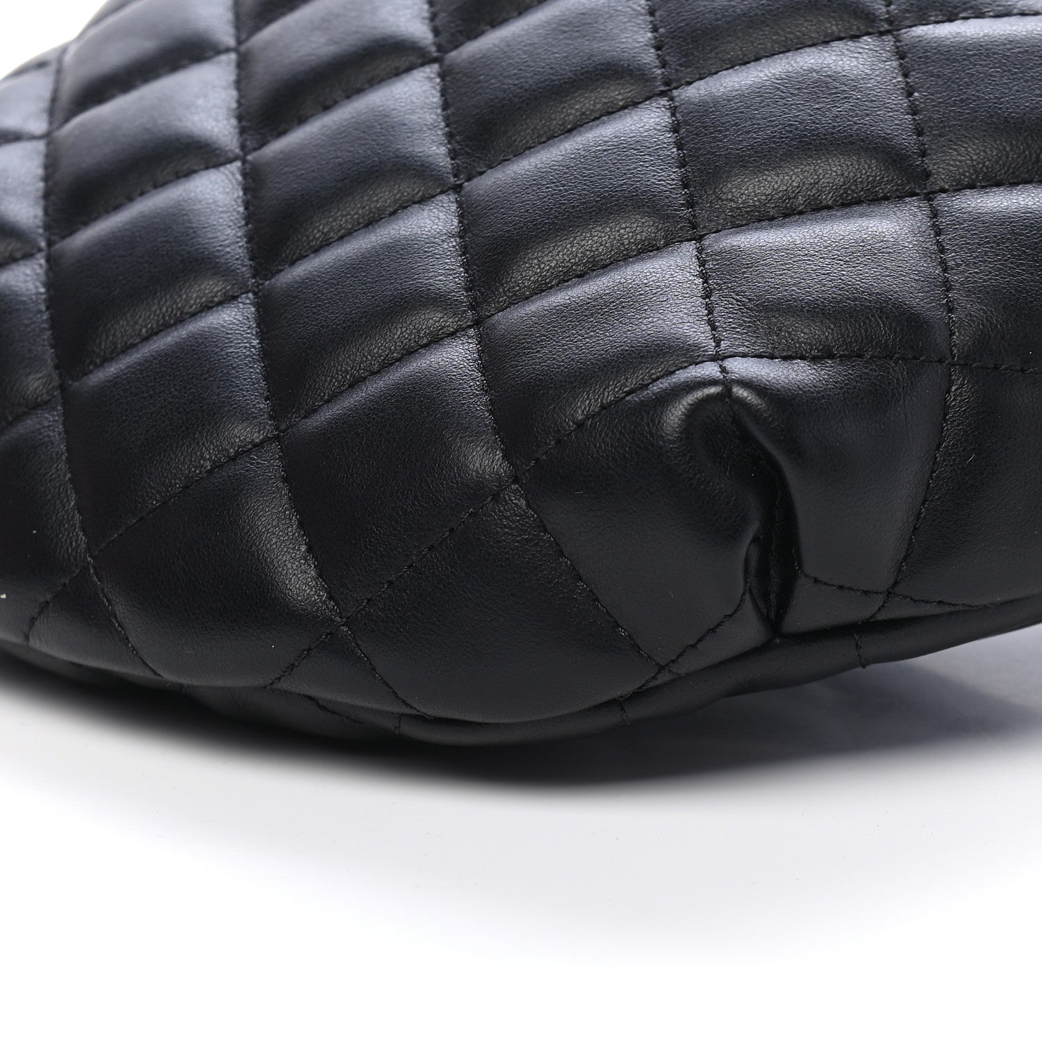 Chanel Lambskin Quilted Waist Belt Bag Black 8 of 8