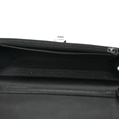 Chanel Aged Calfskin Quilted Reissue Wallet On Chain WOC So Black 4 of 9