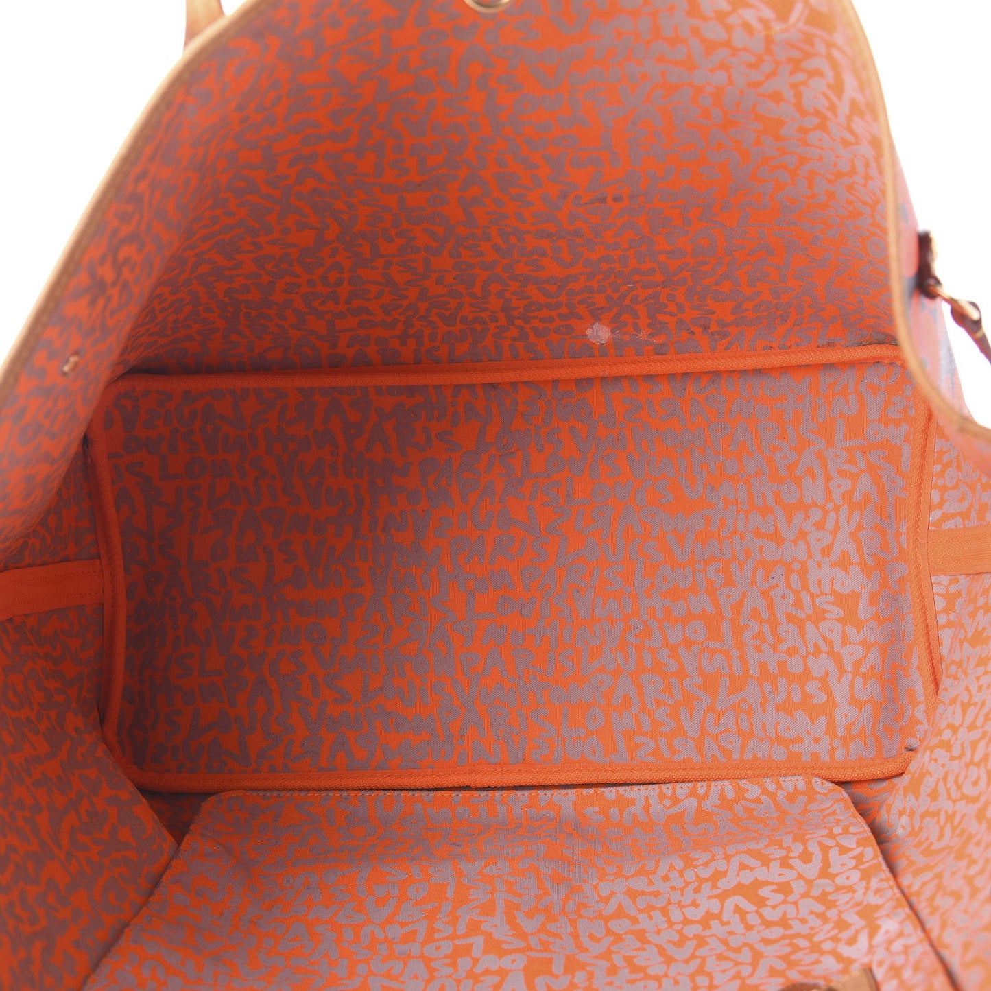 Monogram Graffiti Neverfull GM Orange