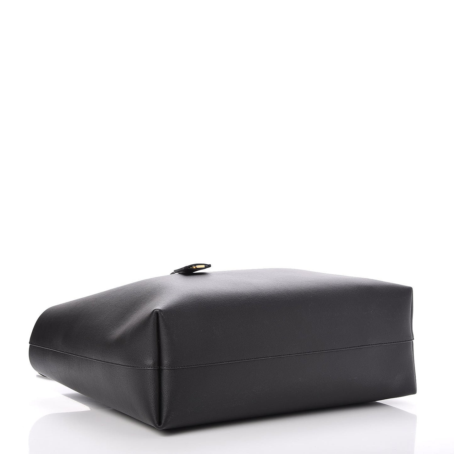 Calfskin Large Shopping Tote Black