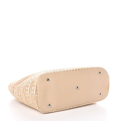 Chanel Woven Straw Tote Beige 4 of 9