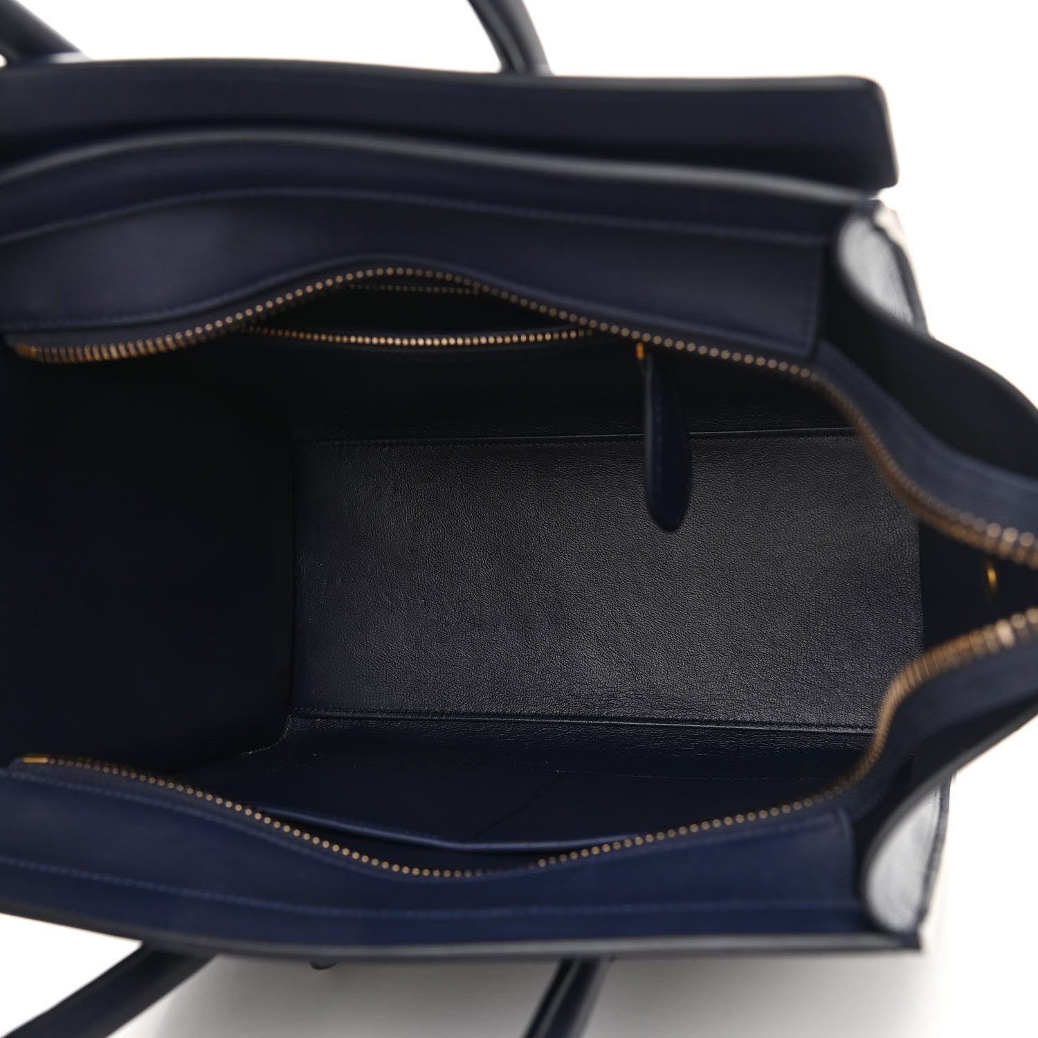 Celine Smooth Calfskin Micro Luggage Ink 7 of 10
