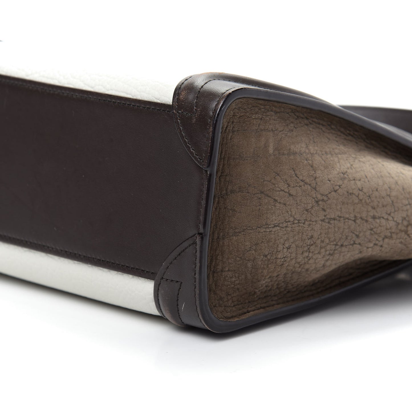 Bullhide Calfskin Nubuck Nano Tri-Color Luggage Khaki