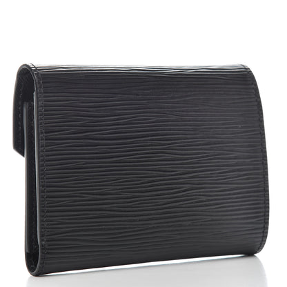 Louis Vuitton Epi Victorine Wallet Black 2 of 6