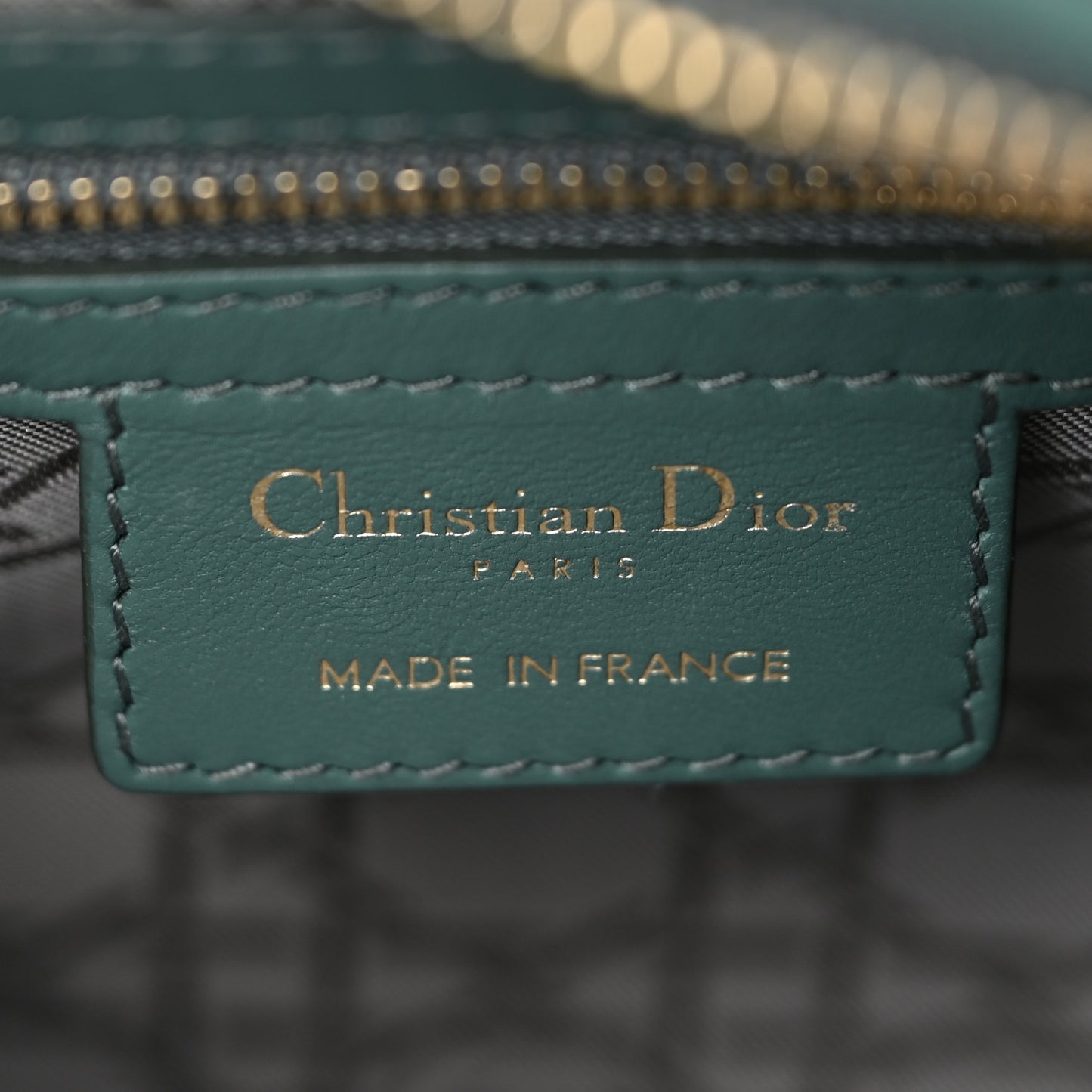 Lambskin Cannage Medium Lady Dior Orage