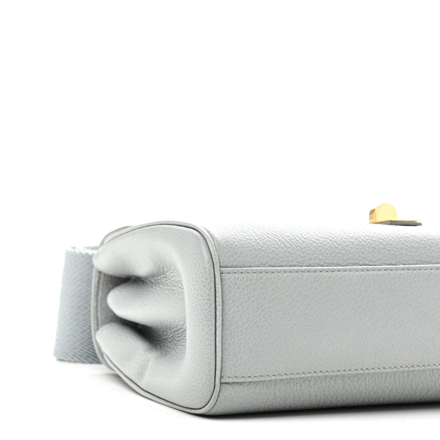 Celine Grained Calfskin Teen Soft 16 Shoulder Bag Ice Blue 9 of 11