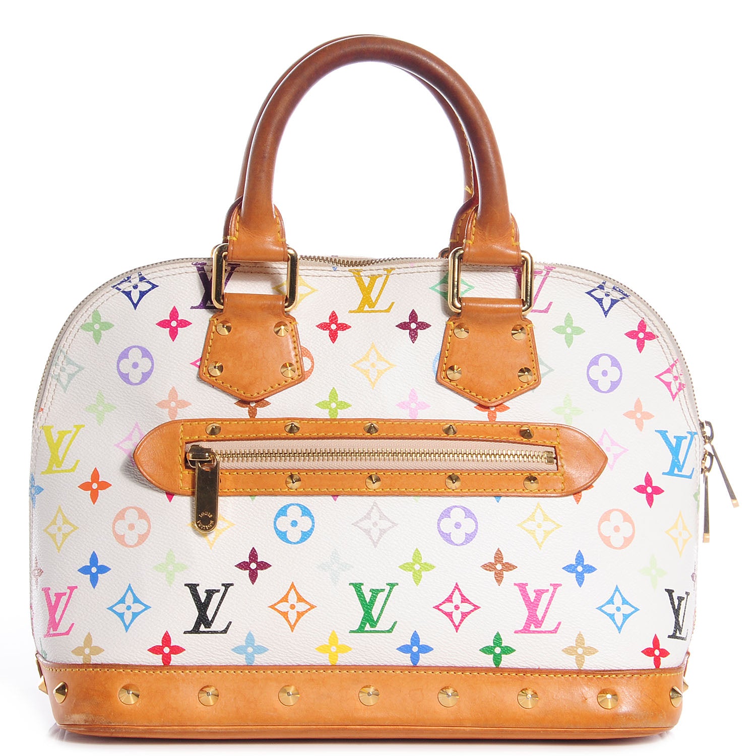 Louis Vuitton Monogram Multicolor Alma White 1 of 10