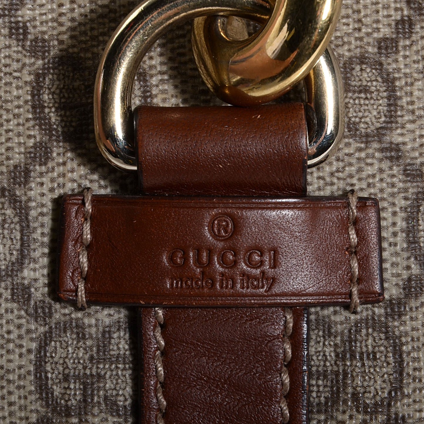 GG Plus Monogram Medium Joy Shoulder Bag Brown