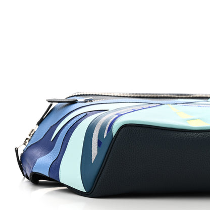 Hermes Togo Swift Endless Road Cityslide Belt Bag Bleu de Prusse 8 of 10