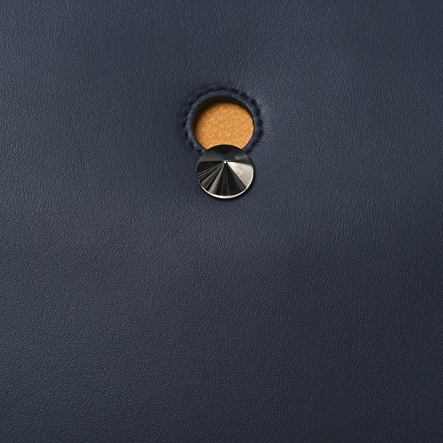 Vitello Baltico Dolce DotCom Satchel Navy Yellow