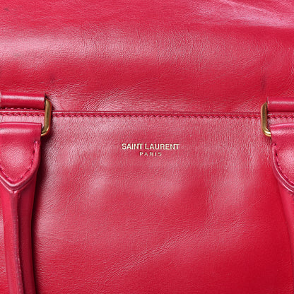 Saint Laurent Calfskin Classic Duffle 6 Fuchsia 8 of 31