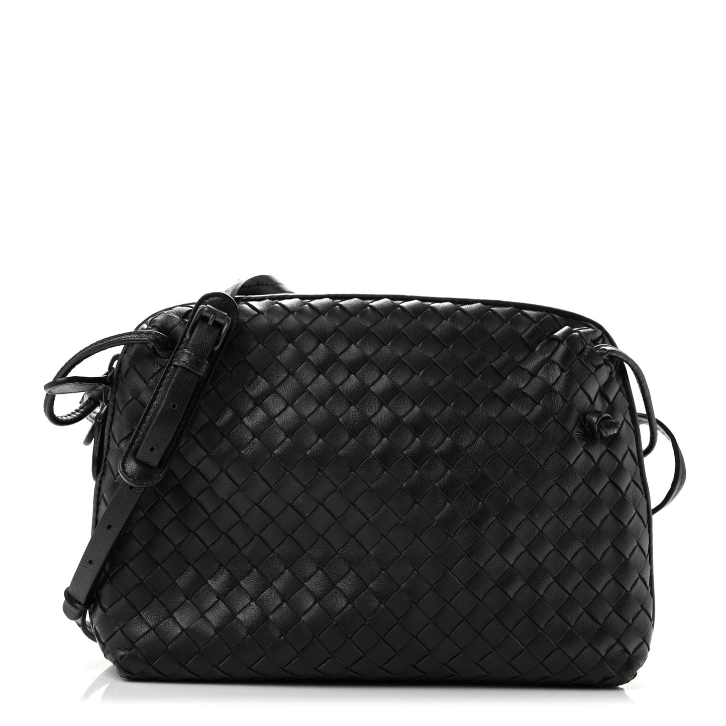 Nappa Intrecciato Nodini Bag Black
