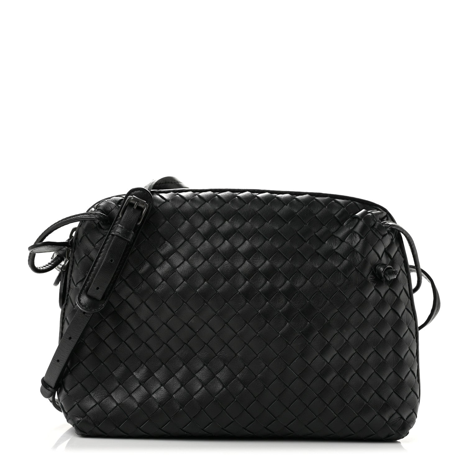 Bottega Veneta Nappa Intrecciato Nodini Bag Black 1 of 14