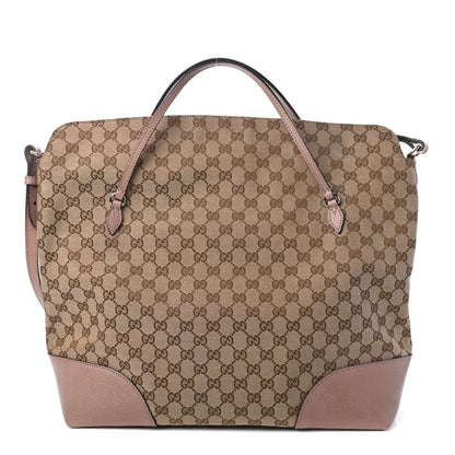 Gucci Monogram Large Bree Foldover Tote Beige Soft Pink 1 of 4