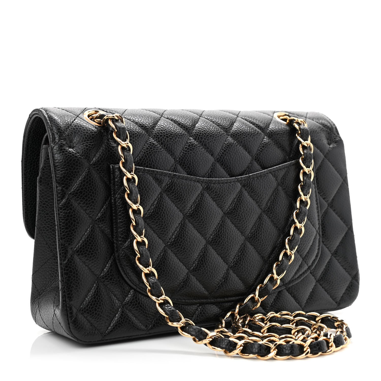 Chanel Caviar Quilted Small Double Flap Black 3 of 13