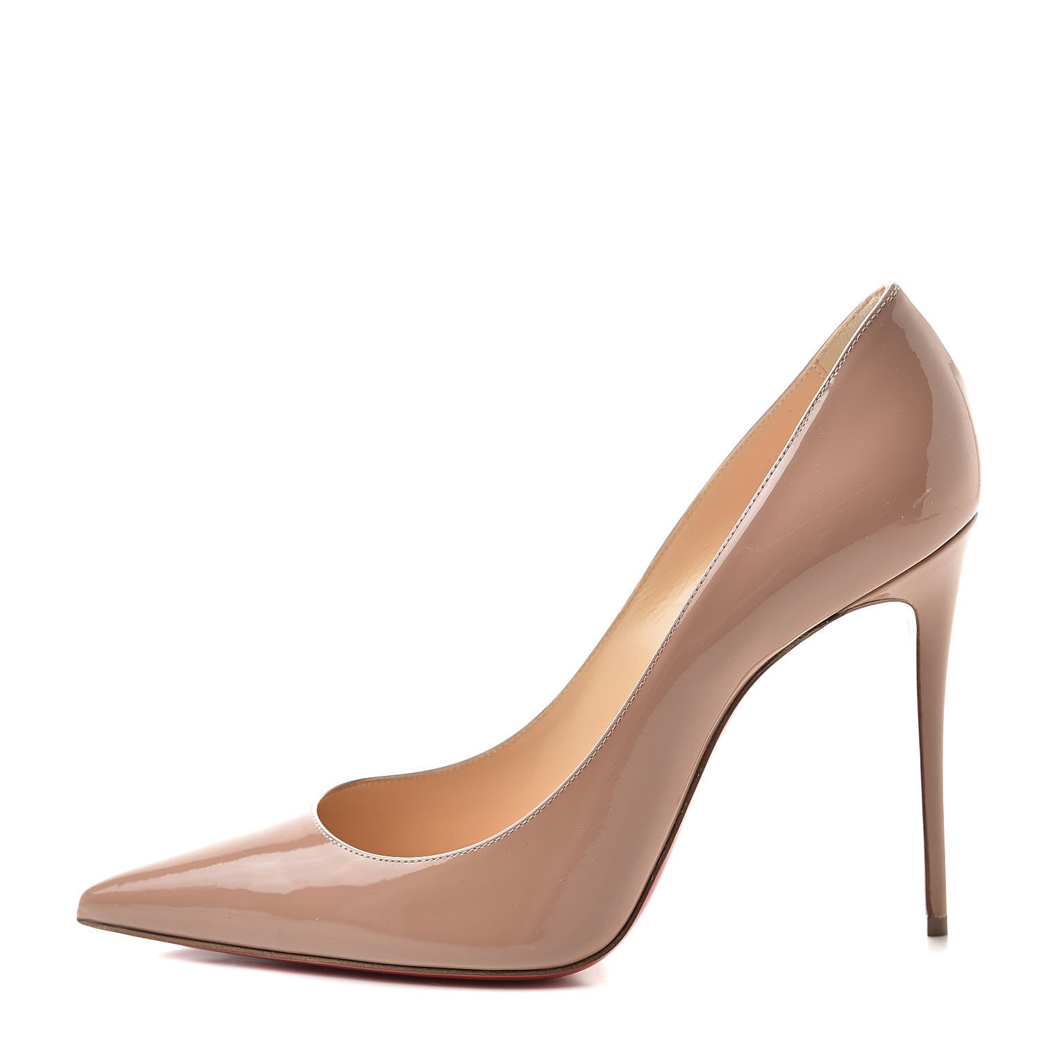 Christian Louboutin Patent Kate 100 Pumps 41 Nude 1 of 7