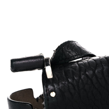 Jimmy Choo Grainy Calfskin Lockett Shoulder Bag Black 28 of 32