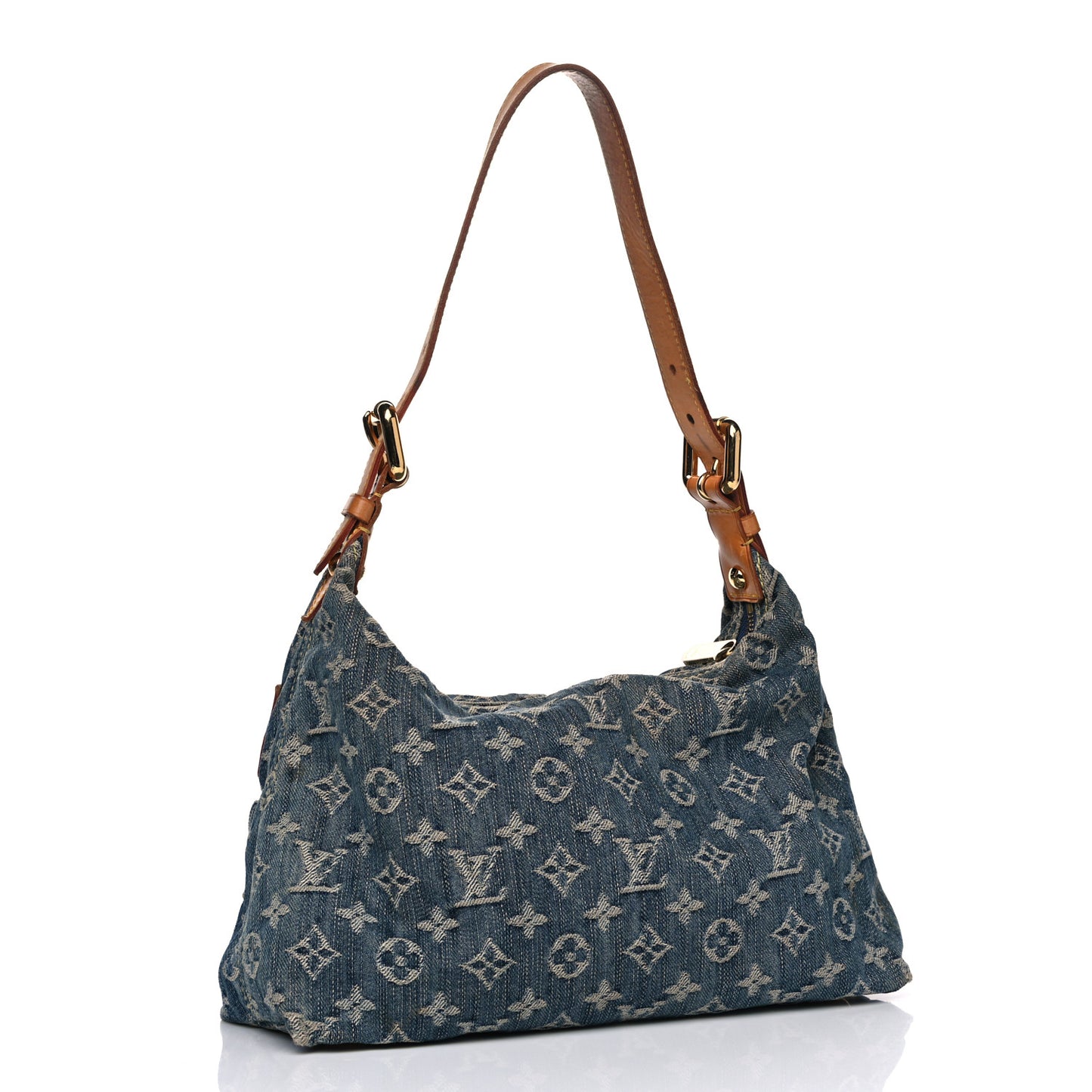 Monogram Denim Baggy PM Blue