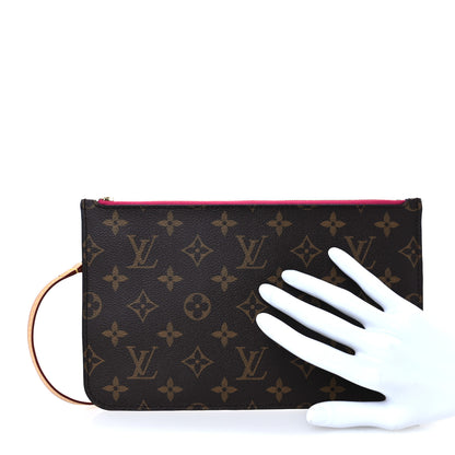 Louis Vuitton Monogram Neverfull MM GM Pochette Pivoine 2 of 8