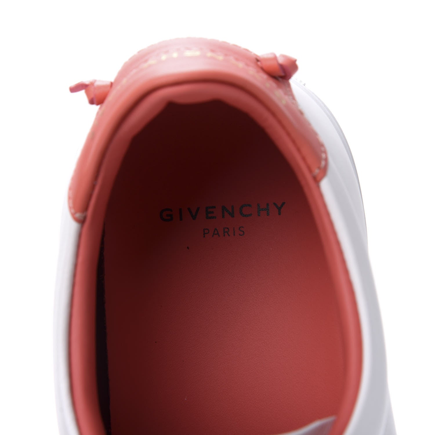 Givenchy Calfskin Band Logo Womens Urban Street Sneakers 36 White Red 7 of 11