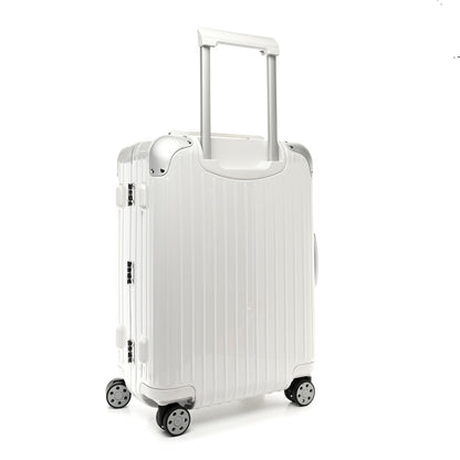 Rimowa Gloss Polycarbonate Aluminum Hybrid Cabin White 2 of 9