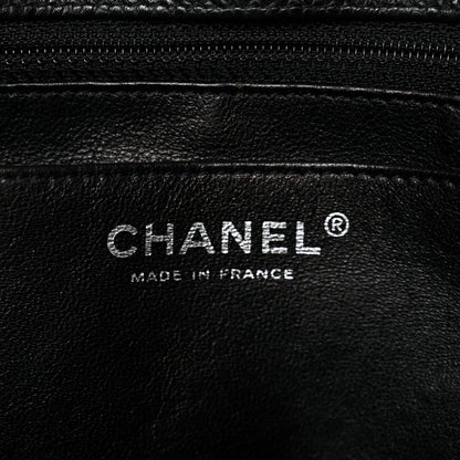 Chanel Caviar Quilted Jumbo Single Flap Black 6 of 12