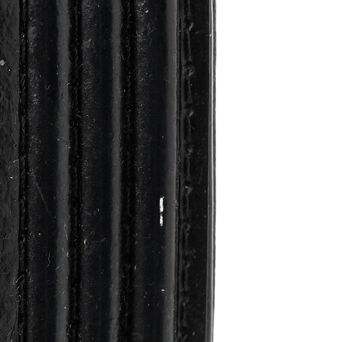 Glazed Calfskin Boy Wallet On Chain WOC Black