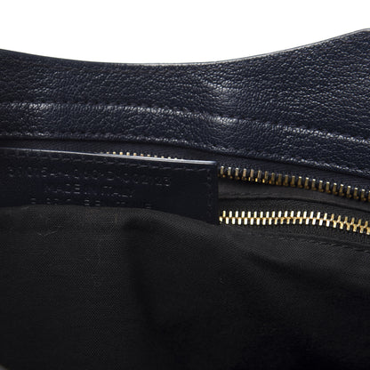 Balenciaga Chevre Gold Metallic Edge Hardware City Bleu Nuit Dark Sea 8 of 18