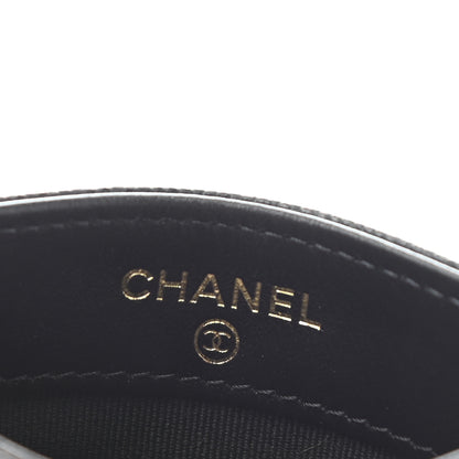Chanel Caviar Quilted Crystal Card Holder Black 7 of 9