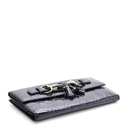 Gucci Shine Guccissima Emily Continental Wallet Melanzana 4 of 7