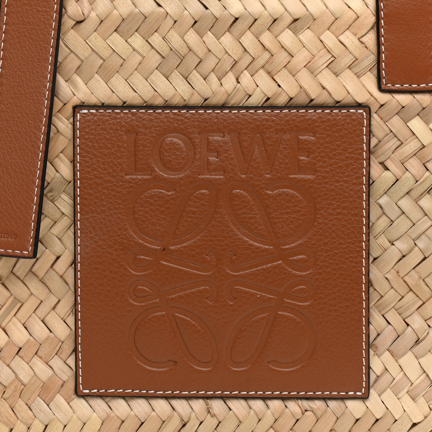 Raffia Large Basket Tote Bag Natural Tan