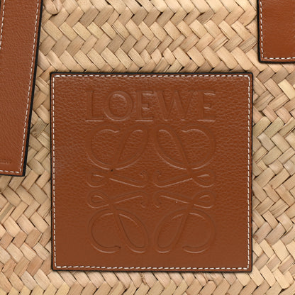 Loewe Raffia Large Basket Tote Bag Natural Tan 8 of 12