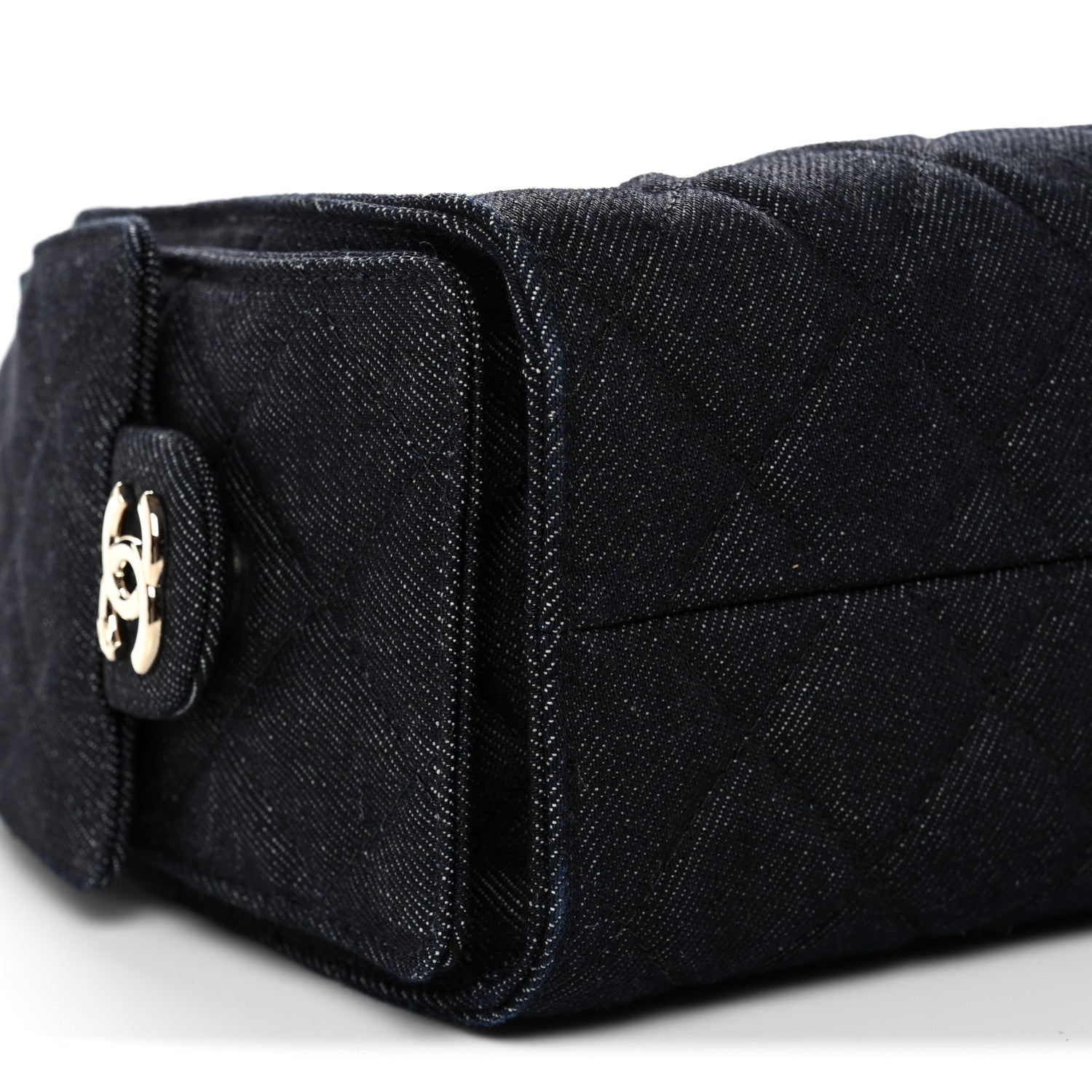 Chanel Denim Quilted Mini Chanel 25 Handbag Dark Blue 10 of 11