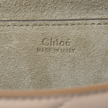 Chloe Calfskin Quilted Mini Drew Bijou Shoulder Bag Pearl Beige 6 of 9