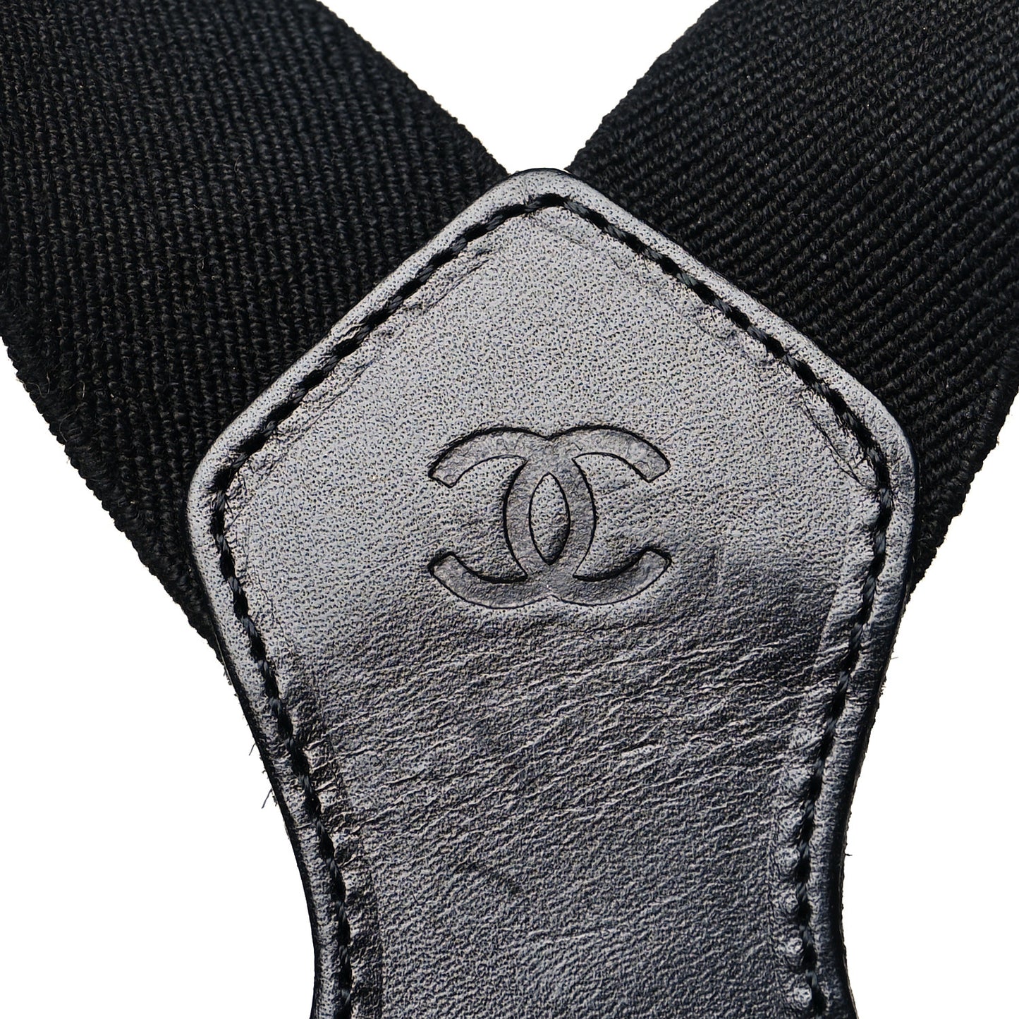 Logo Suspenders Black White
