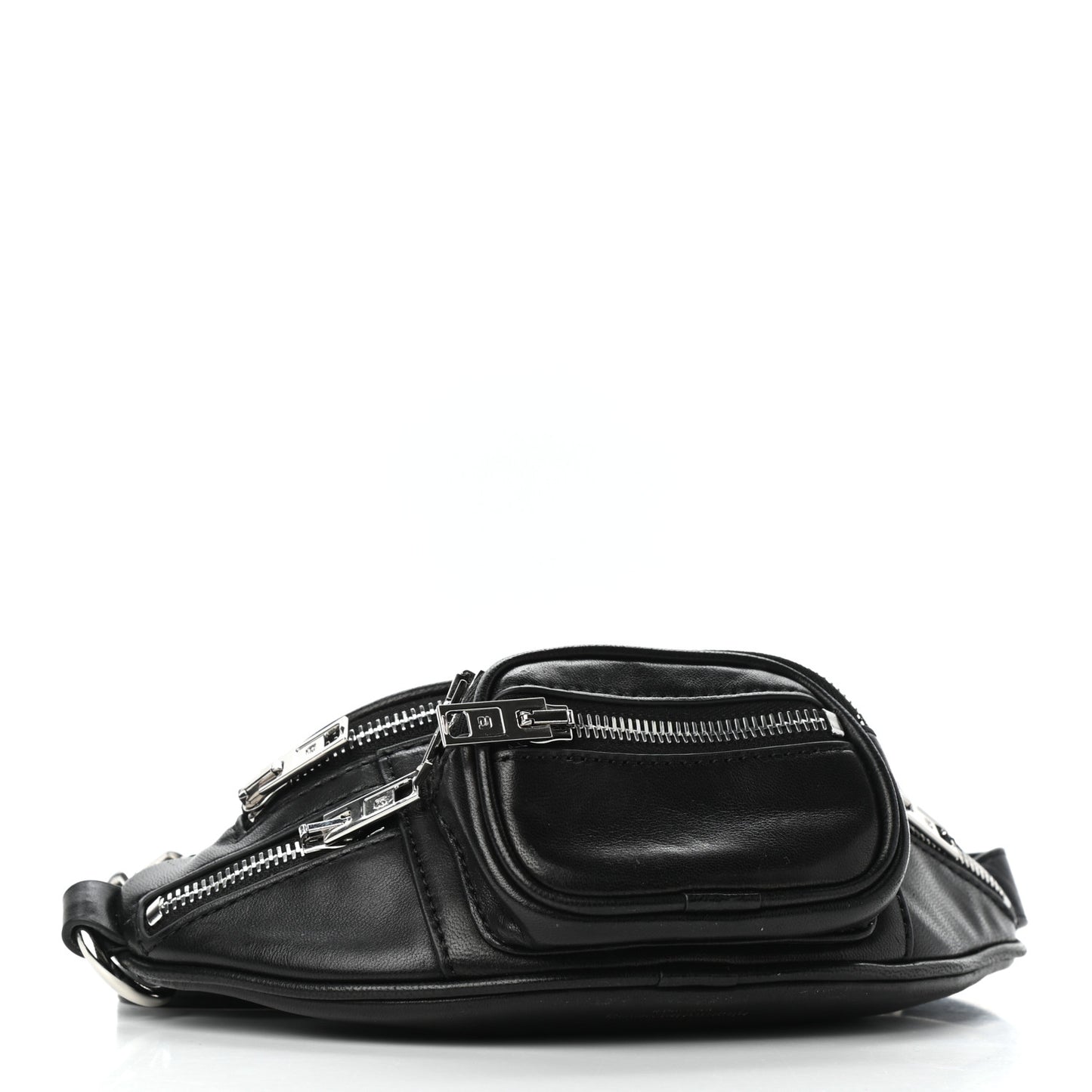 Lambskin Mini Attica Belt Bag Black