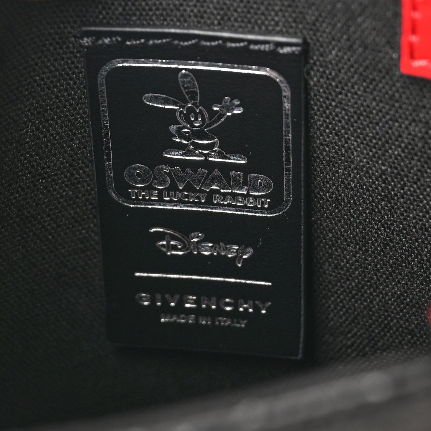 X DISNEY Coated Canvas Oswald Mini Vertical G-Tote Black